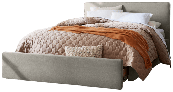 Mariley Queen Upholstered Storage Bed