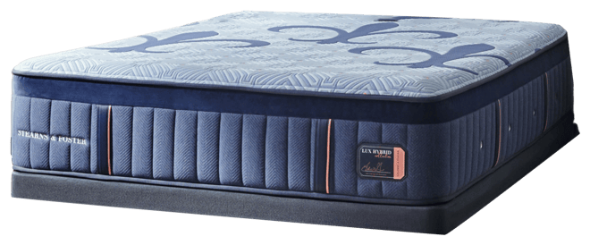 Stearns & Foster Lux Hybrid 14.5" Soft Tight Top Luxury Mattress Set- Queen Split