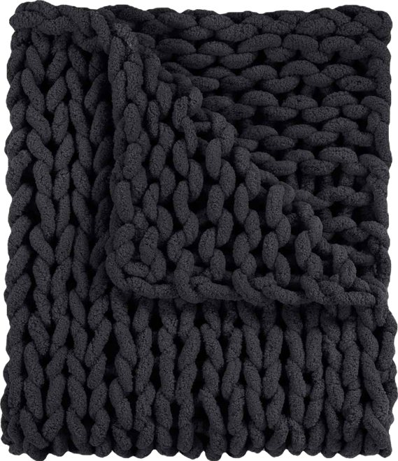 Chenille Knitted Throw, 40" x 50"