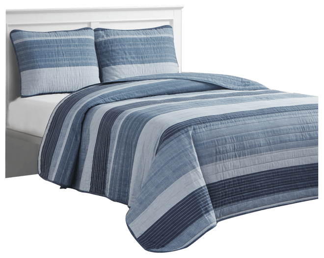 Ridgeport Reversible 2 Piece Quilt Set, Twin
