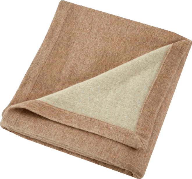 Self Hem Merino Wool Blanket, Full/Queen