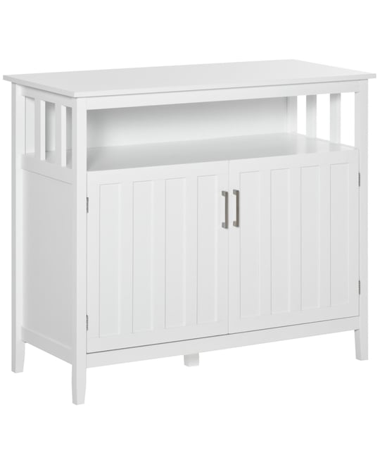 Hallway Sideboard Buffet Storage Cenza w/ Open Shelf & Cabinet,