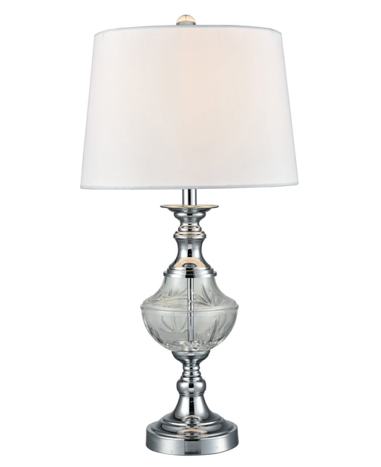 Frosted Murray Lead Crystal Table Lamp
