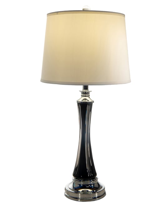 Vena Lead Crystal Table Lamp