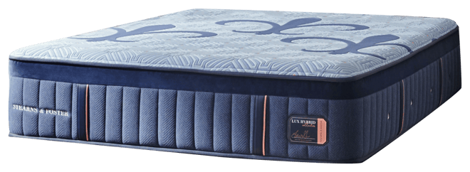 Stearns & Foster Lux Hybrid 14.5" Firm Luxury Mattress Set- Queen