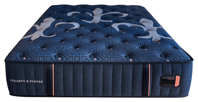 Lux Estate 14.5" Medium Tight Top Innerspring Luxury Mattress Set- Queen