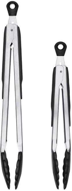 2 Piece Good Grips Nylon Tongs Set