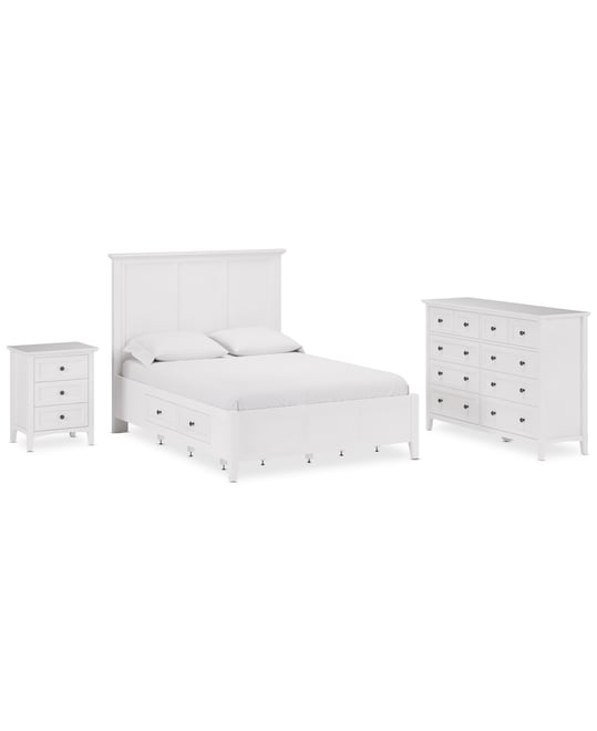 Hedworth Queen Storage 3-Pc. Set (Bed, Dresser & Nightstand)