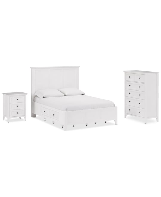 Hedworth Queen Storage 3-Pc. Set (Bed, Chest & Nightstand)