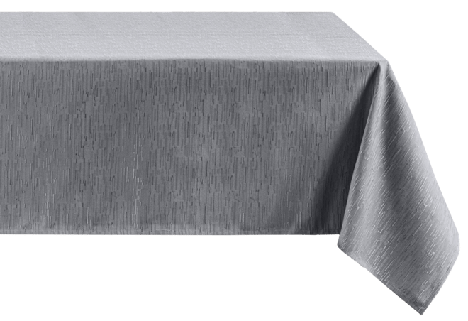 Continental Solid Texture Water and Stain Resistant Tablecloth, 52" x 70"