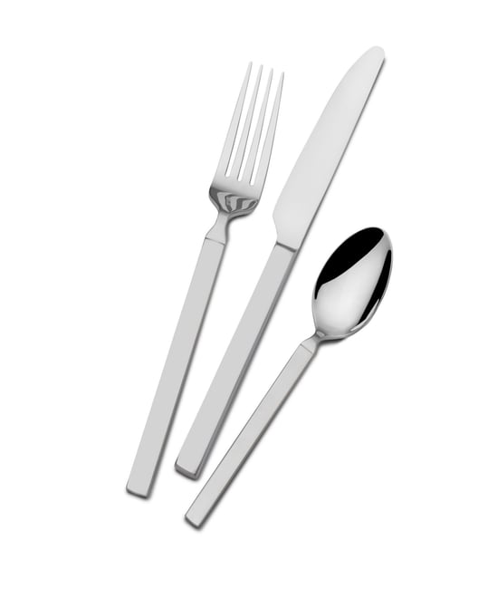 Living Arlo 18.0 Stainless Steel 24 Piece Flatware Set, Service for 8 with Caddy