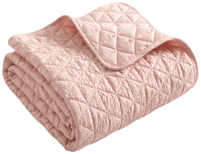 Homthreads Rowan Reversible Quilted Throw, 50" x 60"