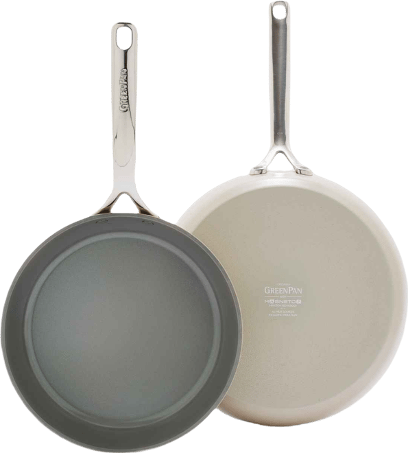 GP5 Hard Anodized Healthy Ceramic Nonstick 2-Piece Fry pan Set, 9.5" and 11"