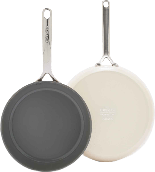 GP5 Hard Anodized Healthy Ceramic Nonstick 2-Piece Fry pan Set, 9.5" and 11"