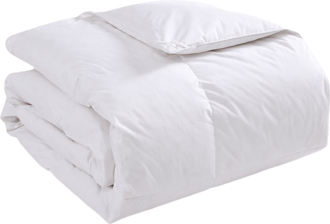 All Season Warmth White Goose Feather and Down Fiber Comforter, Full/Queen, Exclusively at Macy's