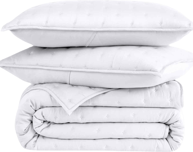 Luxurious 100% Viscose 3-Pc. Quilt Set, Queen