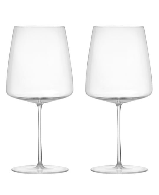 Handmade Simplify Red Wine 25 oz, Set of 2