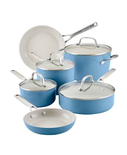 Hard Anodized Ceramic Nonstick 10 Piece Set