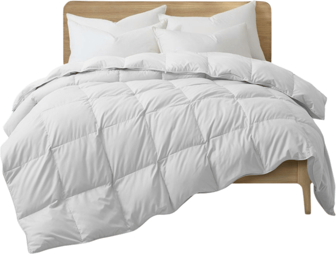 Ultra Lightweight Goose Down Feather Comforter, California King