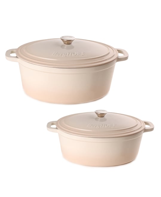 Neo 4pc Cast Iron Cookware Set, 5qt. & 8qt.