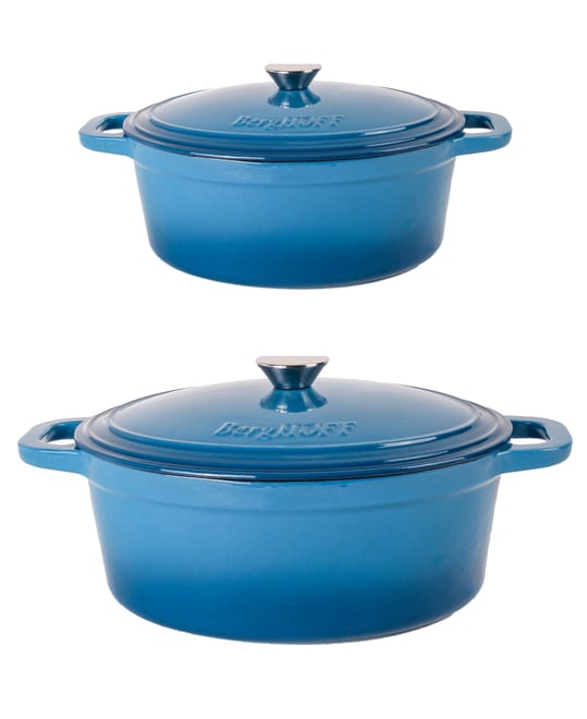 Neo 4pc Cast Iron Cookware Set, 5qt. & 8qt.