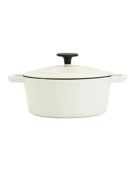 Cast Iron 3 Quart Round Enamel Dutch Oven