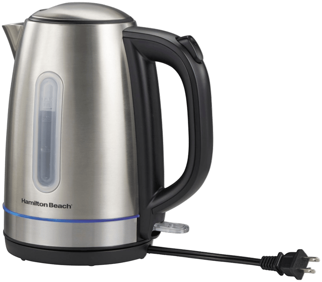 1.7 L Stainless Steel Electric Kettle with Led Light Ring