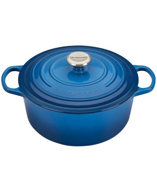 Signature Enameled Cast Iron 5.5 Qt. Round Dutch Oven
