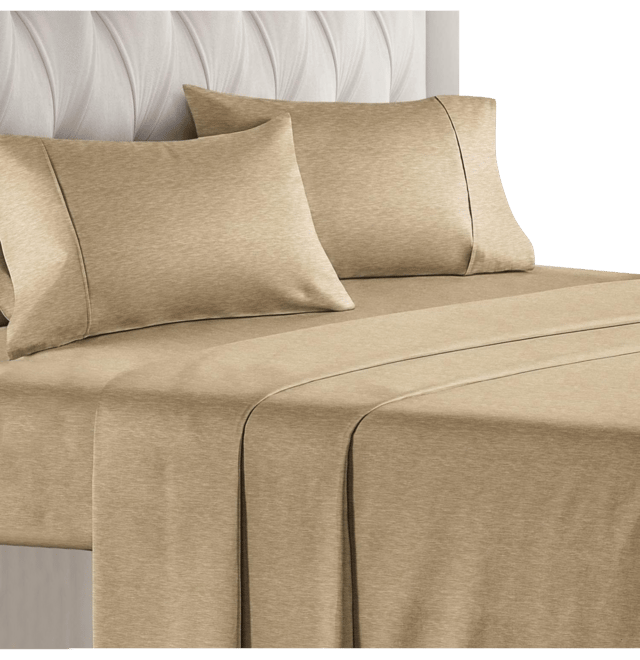 4 Piece Deep Pocket Microfiber (Muted, Vibrant, Heathered) Sheet Set