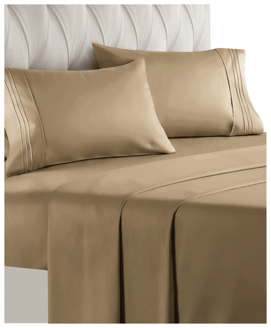 4 Piece Microfiber Sheet Set