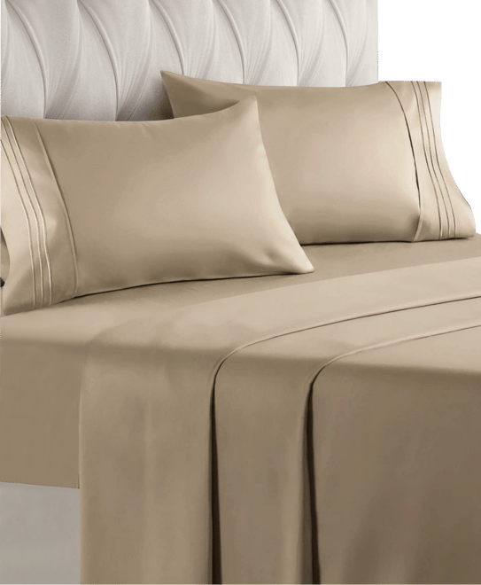 4 Piece 100% Cotton 400 Thread Count Sheet Set