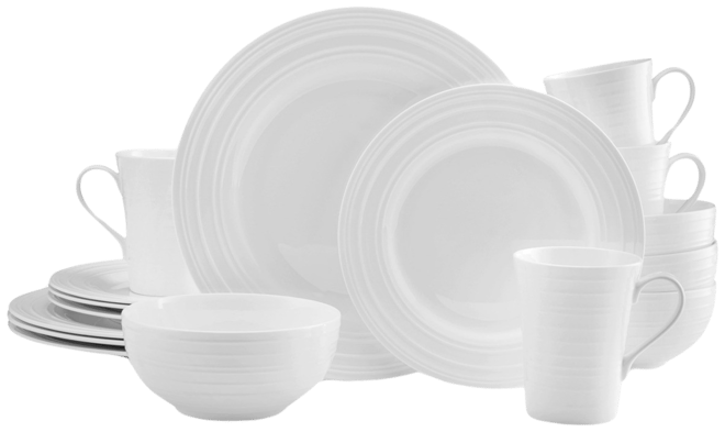 Dinnerware Bone China Ciara 16 Piece Set Service for 4