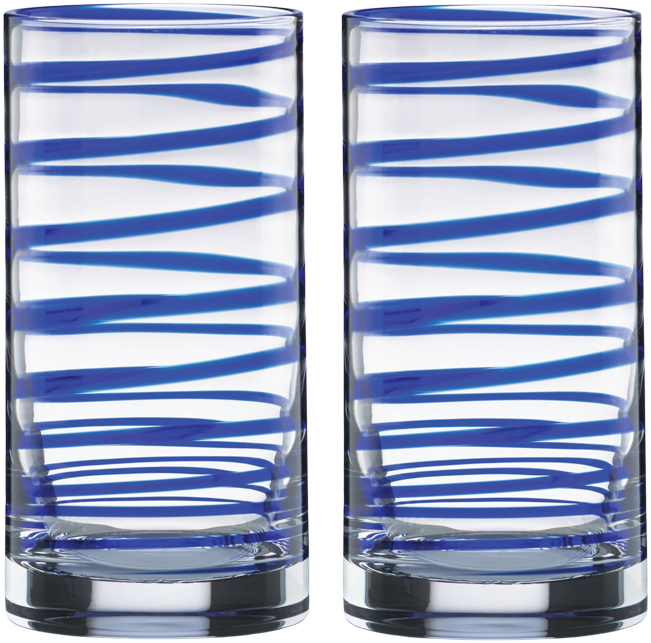 Charlotte Street Highball Glasses, Set of 2