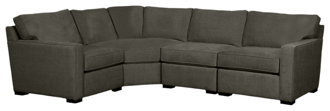 Radley Fabric 4-Piece Sectional Sofa, Created for Macy's