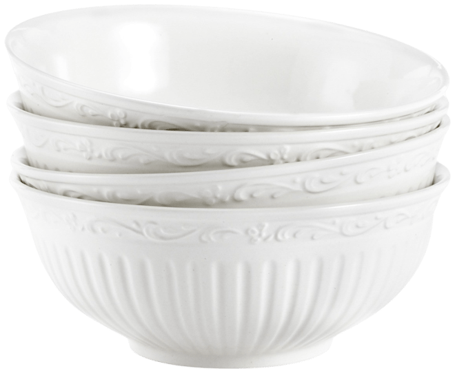 Mikasa Dinnerware, Set of 4 Antique White Cereal Bowls - Macy's