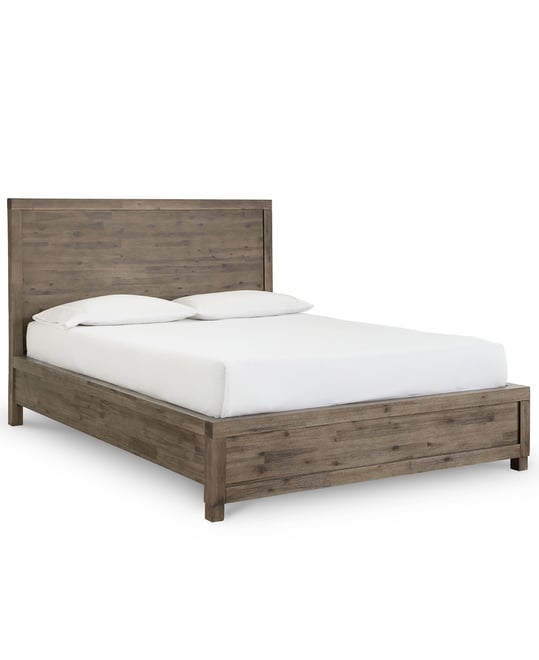 California king deals wood platform bed