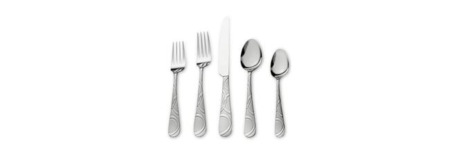 18/0 Stainless Steel 67-Pc. Garland Frost Flatware & Hostess Set, Created for Macy's