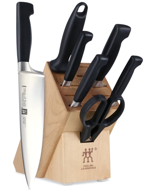 ZWILLING Four Star 8pc Knife Block Set - Macy's