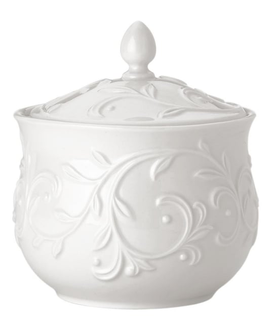 Dinnerware, Opal Innocence Carved Sugar Bowl