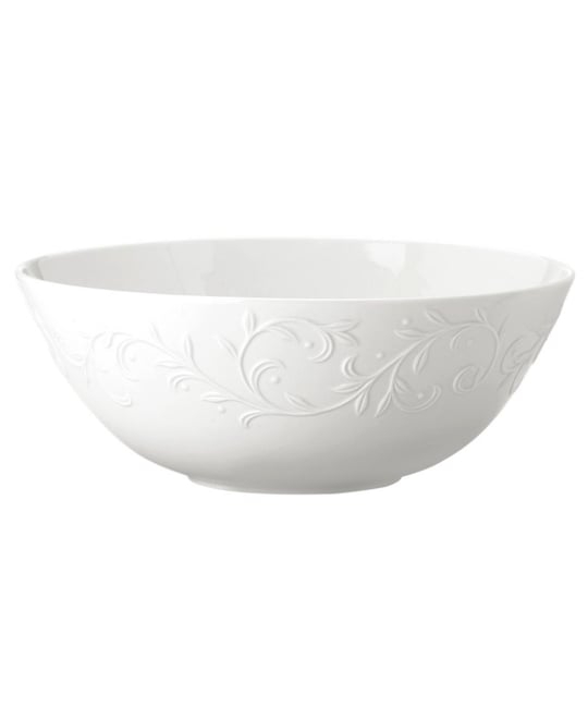 Lenox Dinnerware, Opal Innocence Carved Serving Bowl - Macy's