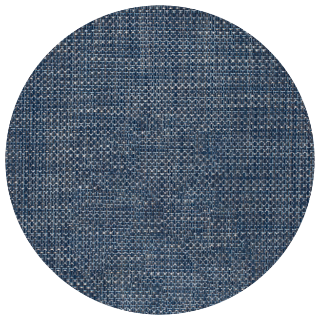 Basketweave Woven Vinyl Round Placemat
