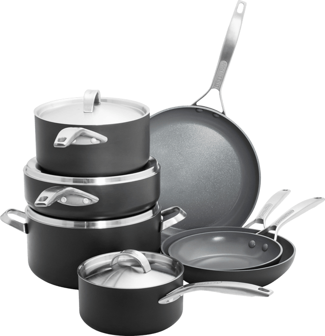 Paris Pro 11-Pc. Ceramic Non-Stick Cookware Set