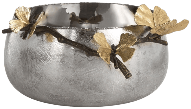 Butterfly Ginkgo Serving Bowl
