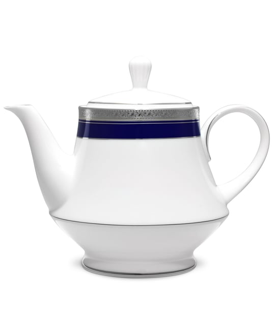 Crestwood Cobalt Platinum Tea Pot