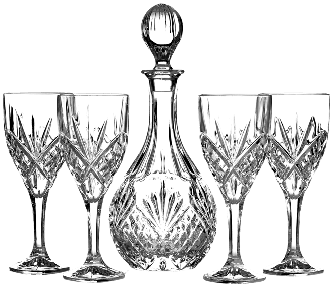 Stemware, Dublin Wine 5 Piece Set Wine Set
