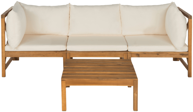 Pieter 4-Pc. Outdoor Sectional with Coffee Table