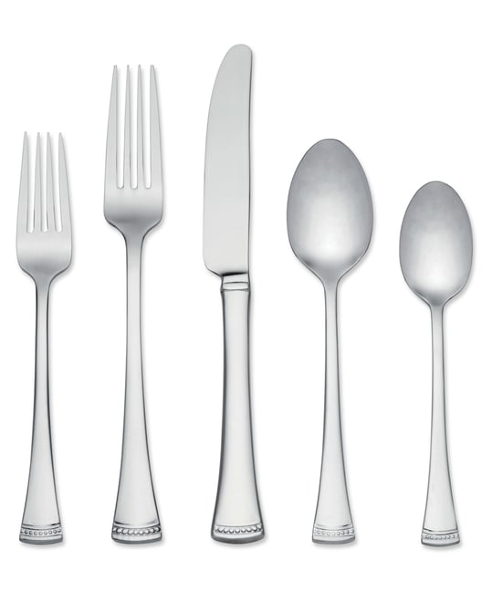 Portola 65 Pc Flatware Set, Service for 12
