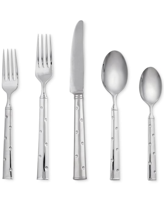 kate spade new york Larabee Dot 20 Piece Flatware Set
