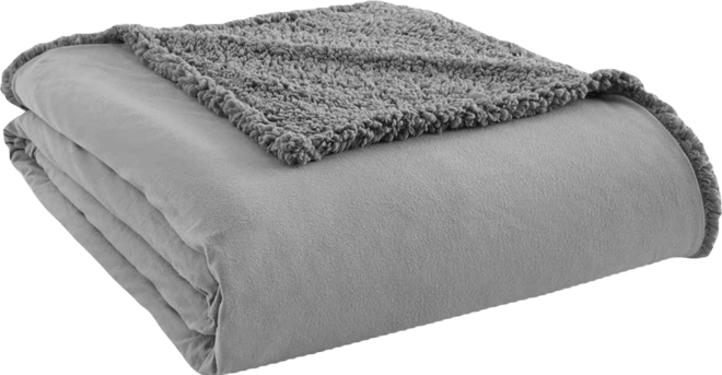 Micro Flannel Sherpa Blanket, Twin