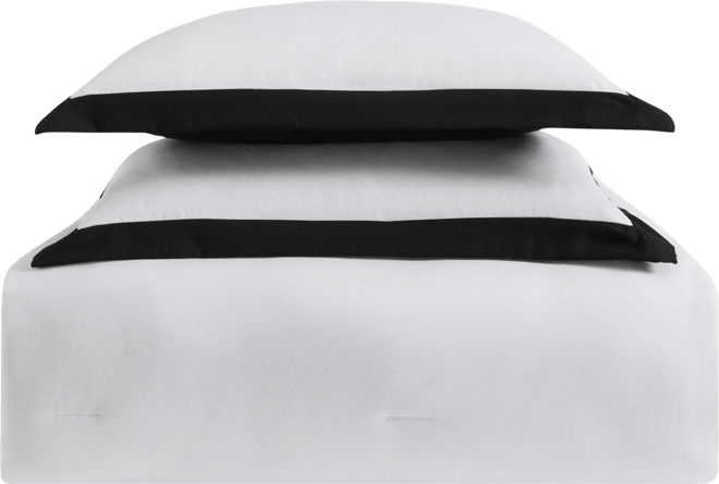 Everyday Hotel Border 7-Pc. Duvet Cover Set, Full/Queen